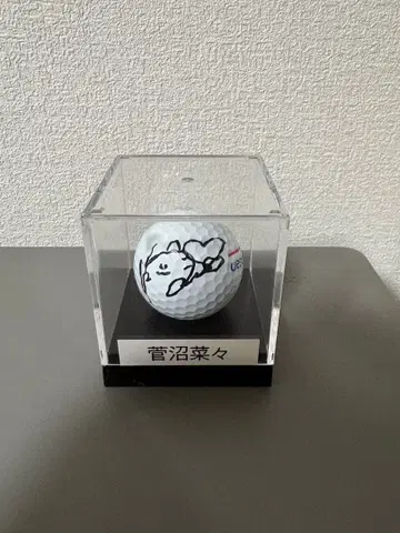 스가누마 나나 선수 친필 사인 공