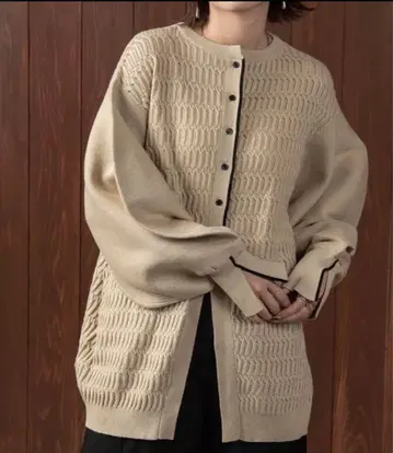 lawgy bi color line knit