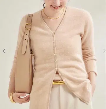 Plage Light Fur Midi 가디건