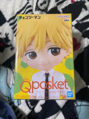 미사용 새상품 체인소 맨 Qposket 덴지 피규어