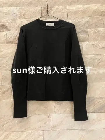 슬로브 이에나 SLOBE IENA 워셔블 플레인 니트 스웨터 그레이