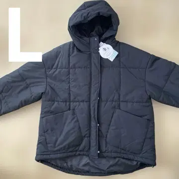 택 포함 새상품 시마무라 omi 후드 부착 충전솜 다운 L 사이즈