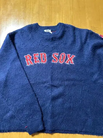Parushu RED SOX 스웨터 네이비