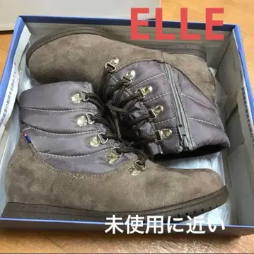 숏부츠 스웨이드 ELLE 엘르 (거의 미사용) 멋쟁이