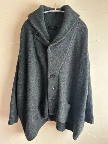 zucca 울 혼방 숄카라 가디건