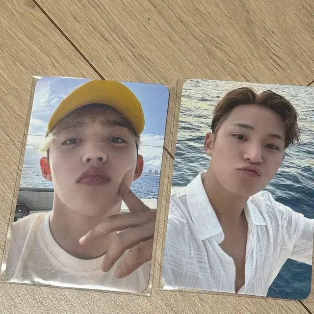 세븐틴 민규 쿱스 알라딘 특전 포카 앨범