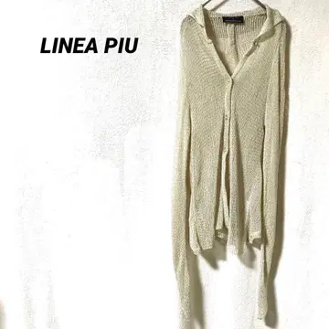 3738K 리네아퓨 메쉬 긴팔 롱 가디건 베이지 S 겉옷