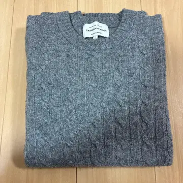 비밍 바이 빔즈 케이블 짜임 니트 스웨터 그레이