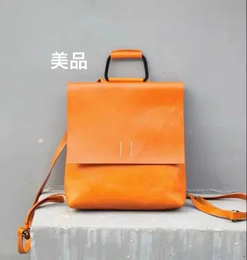 [ 한정판 판매 ] LEAXIA 카우 가죽 백팩 카멜