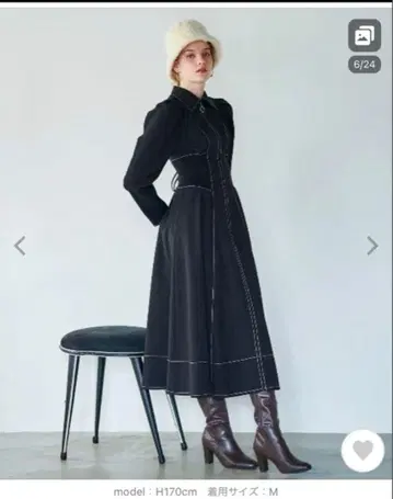 앙데팡당 롱 원피스