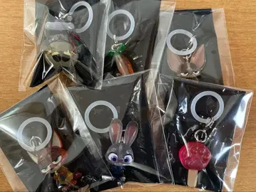 전 6종. 주토피아. 메지루시 액세서리