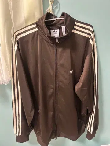 adidas 브라운 저리 트랙 자켓