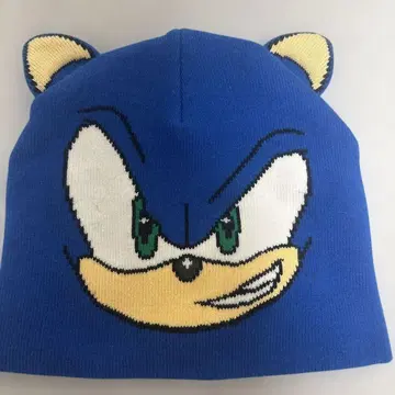 소닉 비니 니트 모자 cyber y2k