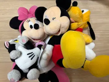 미키 미니 플루토 봉제 인형 세트
