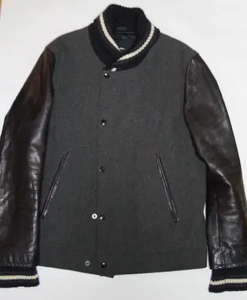 Edition(Tomorrow Land) 천연 가죽 바시티 자켓