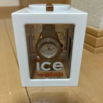 ICE WATCH 베이지 고무 벨트