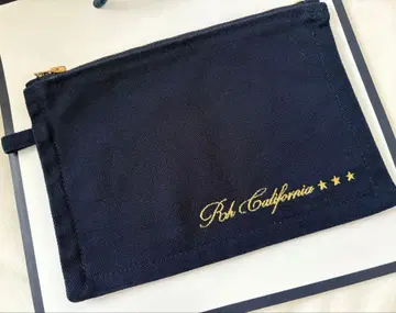 [ 새상품 ] Ron Herman 론 헤르만 플랫 파우치 네이비