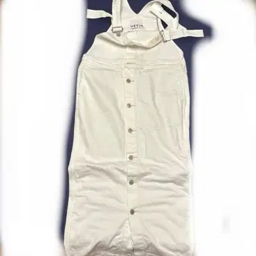 URVIN 화이트 살로펫 오버롤