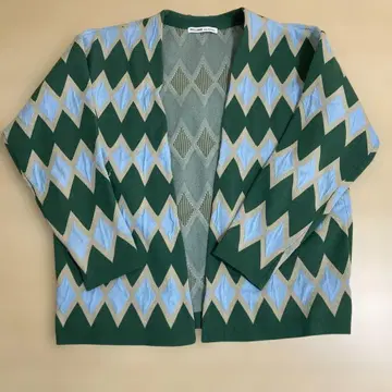 RELUME 다이아몬드 패턴 가디건
