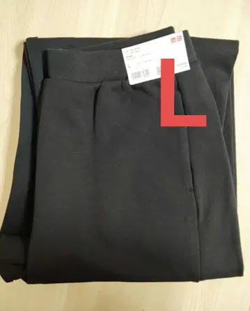 새상품 UNIQLO 드라이 맨투맨 커브 팬츠 블랙 L 유니클로