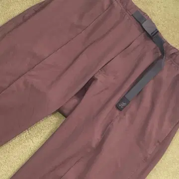 고품질 그라미치 스트레치 멜란지 트로피컬 팬츠 센터 크리즈 L 브라운