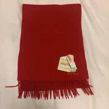 Paul Smith 빨간색 울 머플러