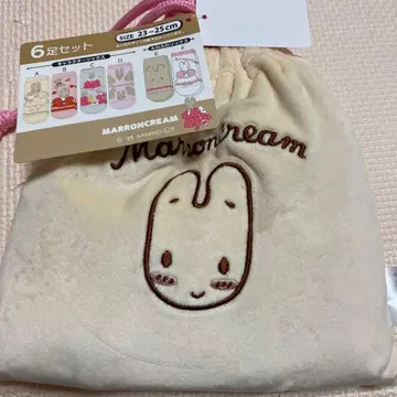 마론크림 6켤레 세트 양말 23-25cm