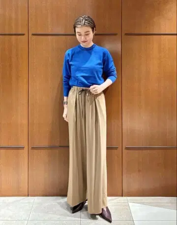 2-way 스트레치 이지 세미 와이드 팬츠