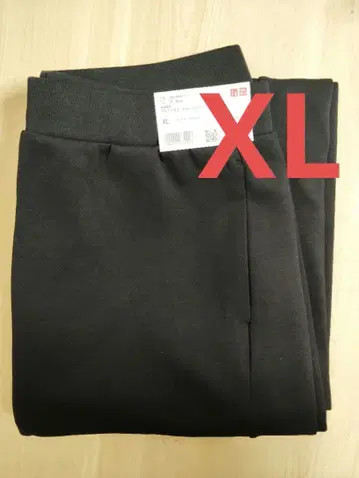 새상품 UNIQLO 드라이 맨투맨 커브 팬츠 블랙 XL 유니클로
