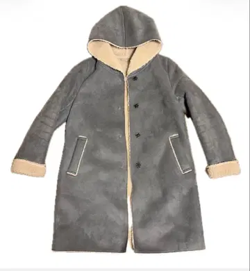 LUCA LADY LUCK LUCA 페이크 무스탕 코트 그레이 M