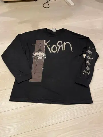 Korn 롱 슬리브 T셔츠 L 사이즈