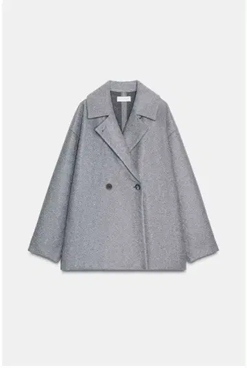 ZARA 소프트 더블 브레스트 코트 사이즈 S