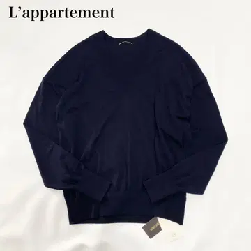 25SS 새상품 라빠르망 WISH 하이 게이지 V넥 풀오버 울