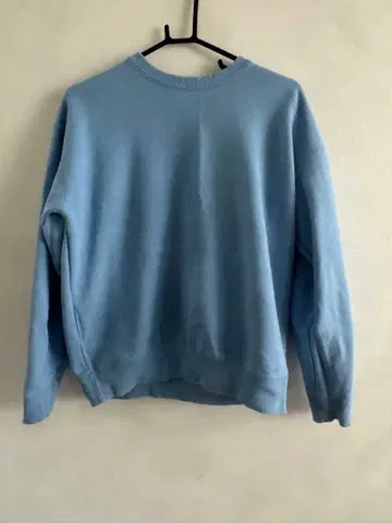 카네코 아야노 고양이 자수 장식 스카이블루 트레이닝복