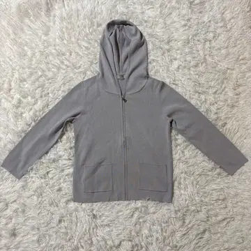 M-PREMIER 여성용 긴팔 후드티 M 집업 그레이