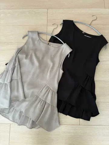 새상품급 아푸와이저 리셰 블라우스 2장 세트