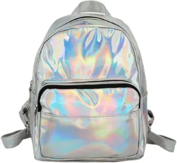 [ 미사용 새상품 ] 오로라 미니 백팩 홀로그램 경량