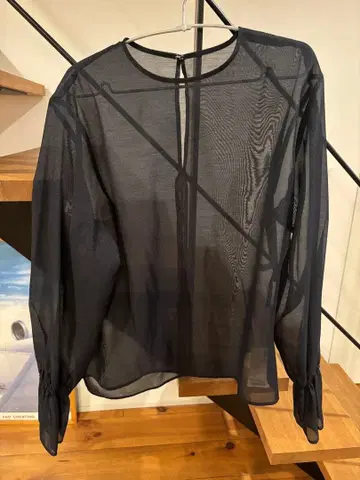 [ 시착만 한 미사용 ] SHIPS 네이비 블라우스 ONE SIZE