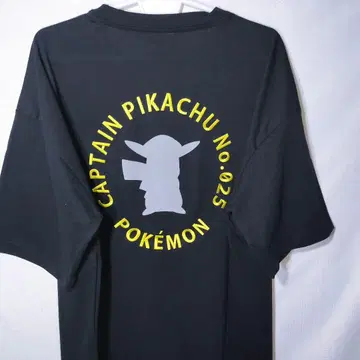 새상품 T셔츠 3L 캡틴 피카츄 포켓몬 포켓몬스터 자수