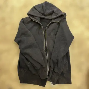 MHL 더블 zip 후드티 네이비