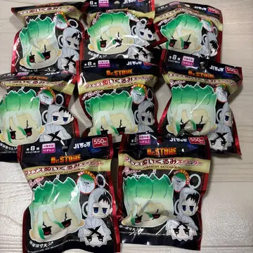 Dr.STONE 페이스 봉제 인형 키링 미개봉 새상품 8개