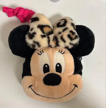 디즈니 미니 레오파드 무늬 파우치 레오파드