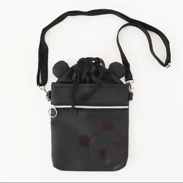 우에노 팬더 패밀리 숄더 파우치 팬더 자수