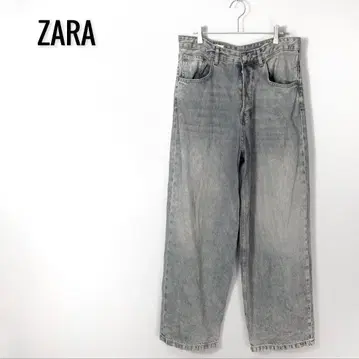 ZARA 슈퍼 배기 핏 청바지 38