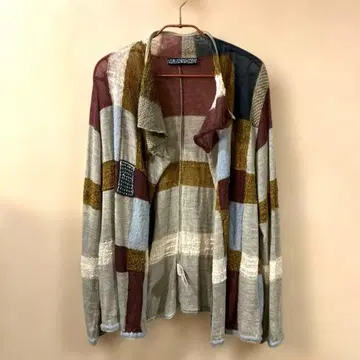 사토 섬유 M.&KYOKO / 믹스 퍼 팬시 가디건