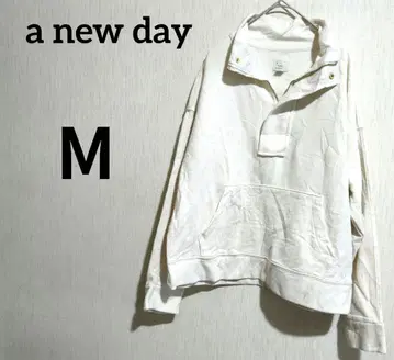 a new day 화이트 [ M ] 후드티