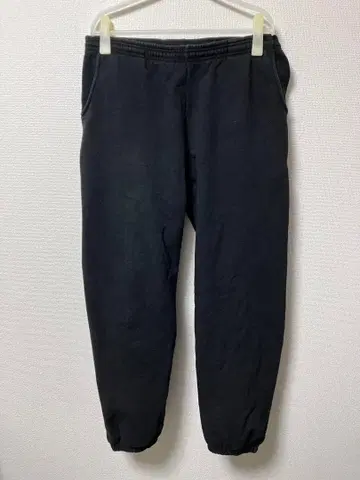 블랙 코튼 스웨트 팬츠 L 로스앤젤레스 어패럴