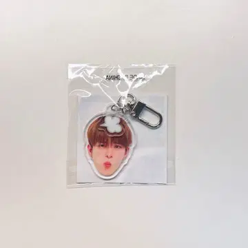 TREASURE 아사히 PULSE ON 캡슐 토이 얼굴 아크릴 키링 화남