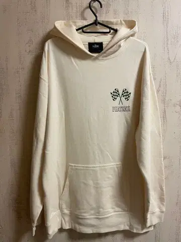 PHATRNK 체크 무늬 플래그 후드티