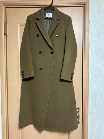 새상품급 STUDIOUS 더블 브레스트 체스터 코트